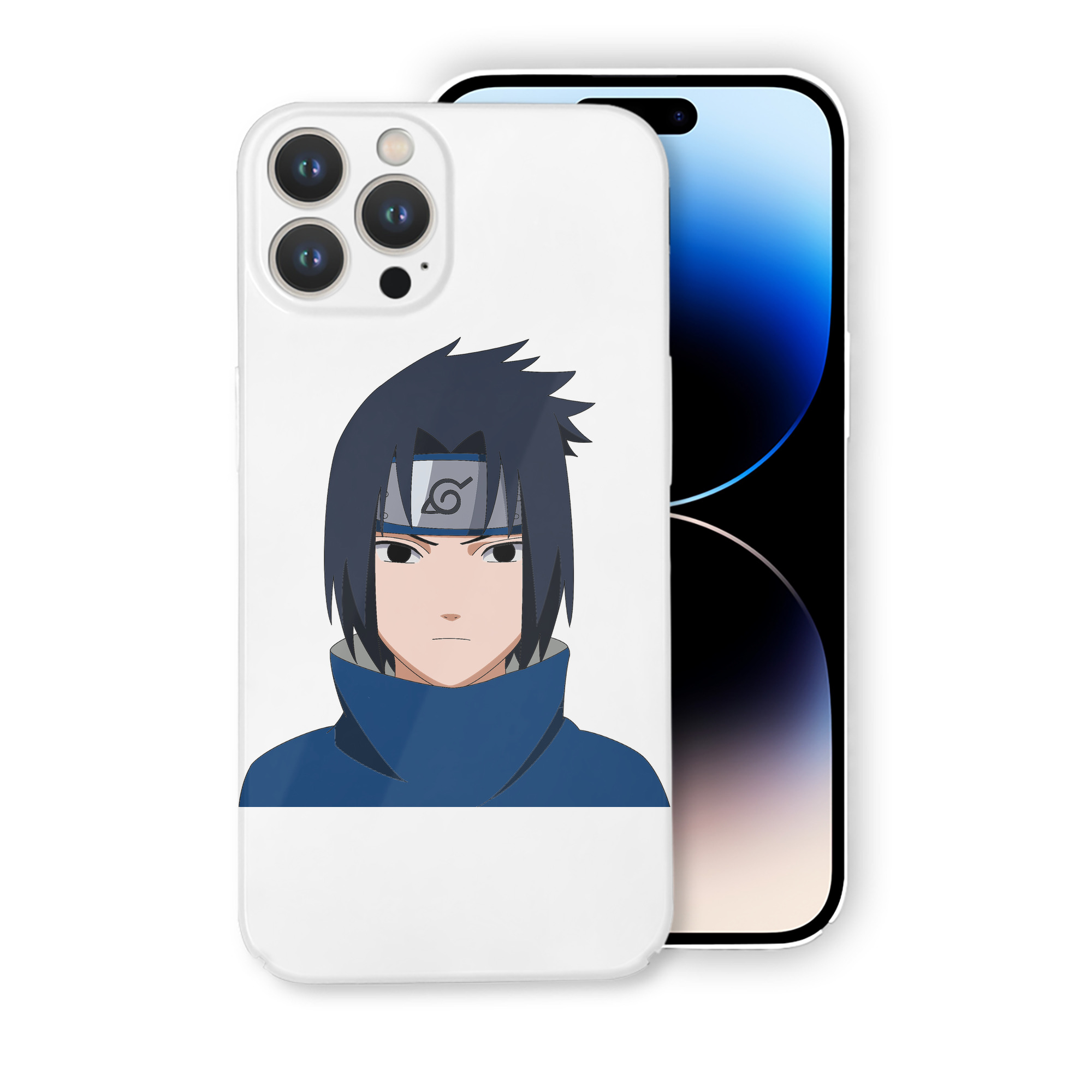 （画像用） NARUTO -ナルト- うちは サスケ Uchiha Sasuke 【iPhone 14シリーズ対応】ハードケース